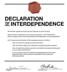 Declaration of Interdependence_B Corp
